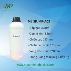 Chai nhựa 1 lít MP-A03