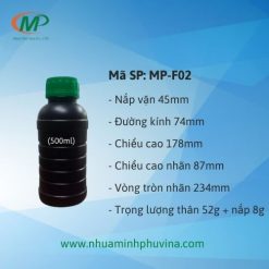 Chai nhựa 500ml xoắn MP-F02