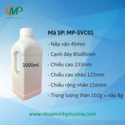 Chai nhựa 1 lít MP-SVC01