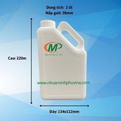 Can nhựa HDPE 2 lít MP-CA021