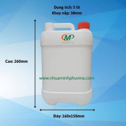 Can nhựa HDPE 5 lít MP-C5H2