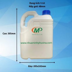 Can nhựa HDPE 5 lít MP-CA055