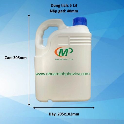 Can nhựa HDPE 5 lít MP-CA055