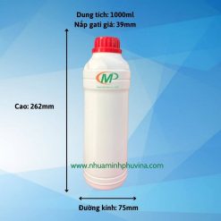 Chai nhựa HDPE 1 lít MP-TG26