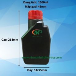 Chai nhựa HDPE đựng nhớt 1000ml MP-J03