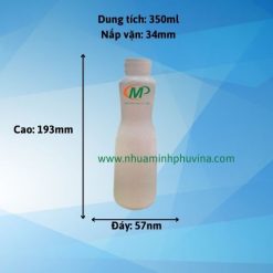 Chai nhựa HDPE 350ml TG-350