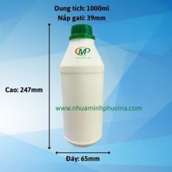 Chai nhựa HDPE 1000ml MP-TG116